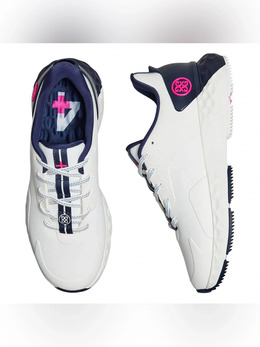 G/fore MG4+ Perforated Spikeless Golf Shoes Sneakers Snow Twilight Womens Golf - Picture 6 of 9